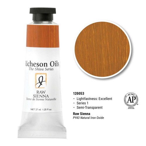 Raw Sienna - 37ml Richeson Shiva Oil Colour Series 1