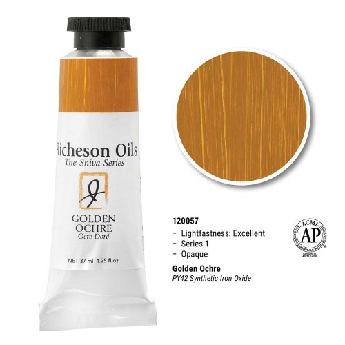 Golden Ochre - 37ml Richeson Shiva Oil Colour Series 1