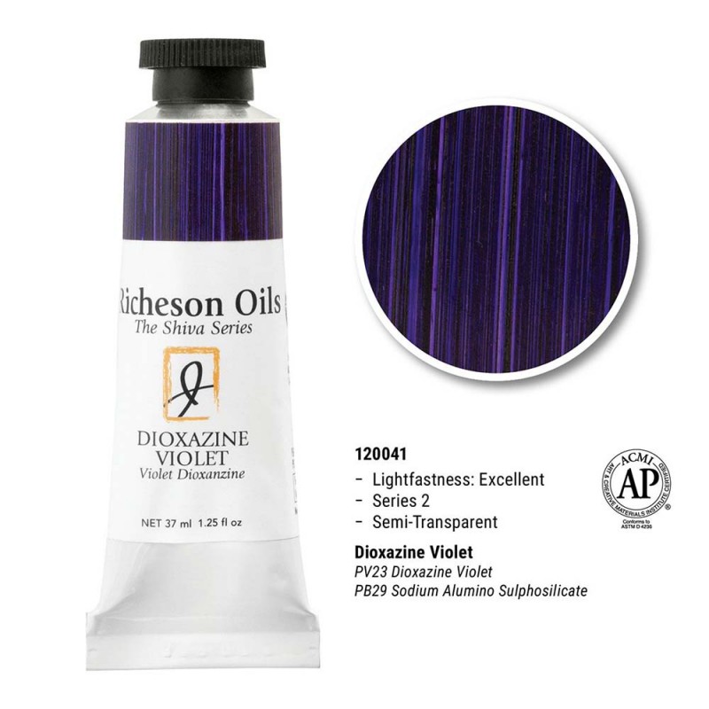 Dioxazine Violet - 37ml Richeson Shiva Oil Colour Series 2