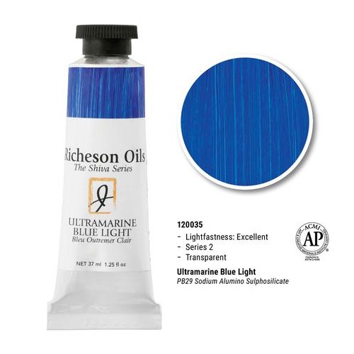 Ultramarine Blue Light - 37ml Richeson Shiva Oil Colour Series 2