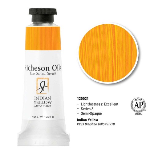 Indian Yellow - 37ml Richeson Shiva Oil Colour Series 3