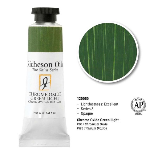 Chrome Oxide Green Light - 37ml Richeson Shiva Oil Colour Series 3