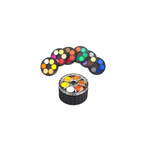 Koh-i-noor Watercolour Discs - 36 colour set