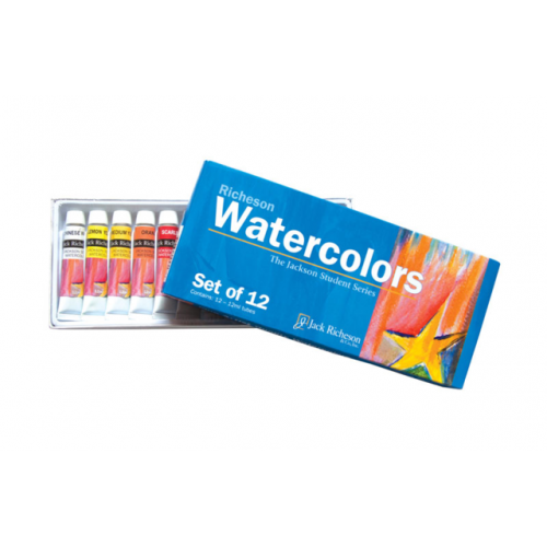 Jack Richeson Watercolour Tubes - 12 Colour Set