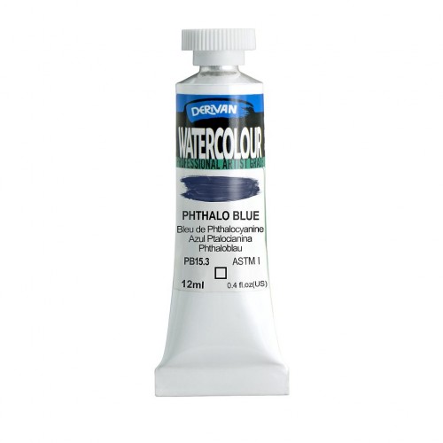 Phthalo Blue - 10ml Derivan Watercolour