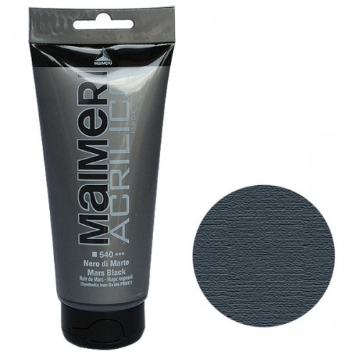 Mars Black - 200ml Maimeri Acrilico Acrylic Paint