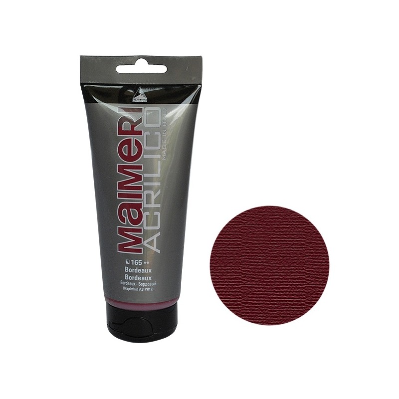 Bordeaux - 200ml Maimeri Acrilico Acrylic Paint