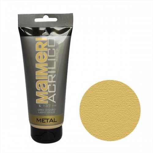 Light Gold - 200ml Maimeri Acrilico Acrylic Paint