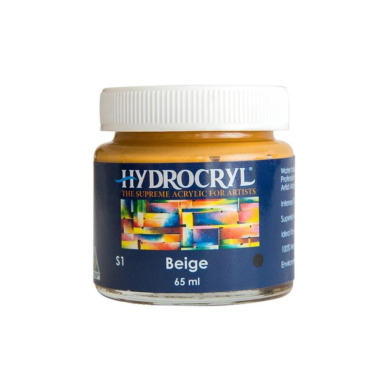 Beige - 65ml Hydrocryl Supreme Artist Acrylic Series 1