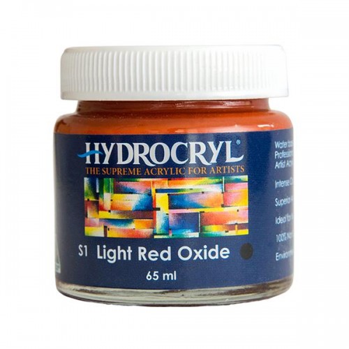 Light Red Oxide - 65ml Hydrocryl Supreme Artist Acrylic Series 1