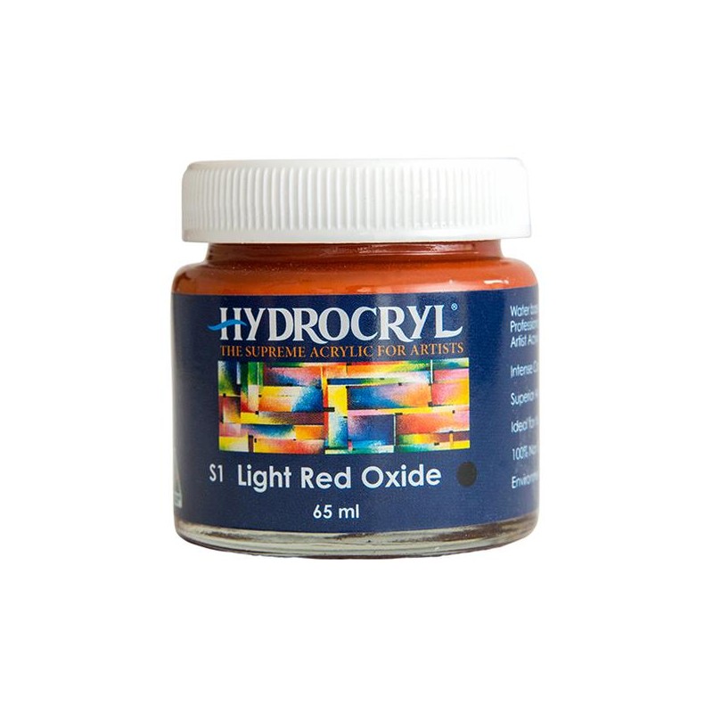 Light Red Oxide - 65ml Hydrocryl Supreme Artist Acrylic Series 1