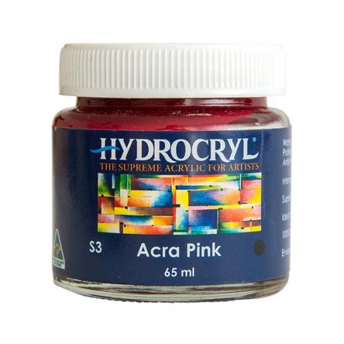 Acra Pink - 65ml Hydrocryl Supreme Artist Acrylic Series 3