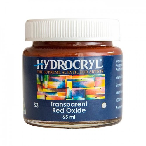 Transparent Red Oxide - 65mlHydrocryl Supreme Artist Acrylic Series 3