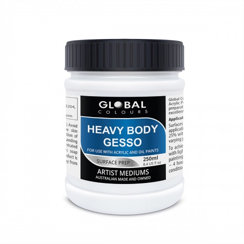 Heavy Body Gesso White - 250ml Global Professional Medium