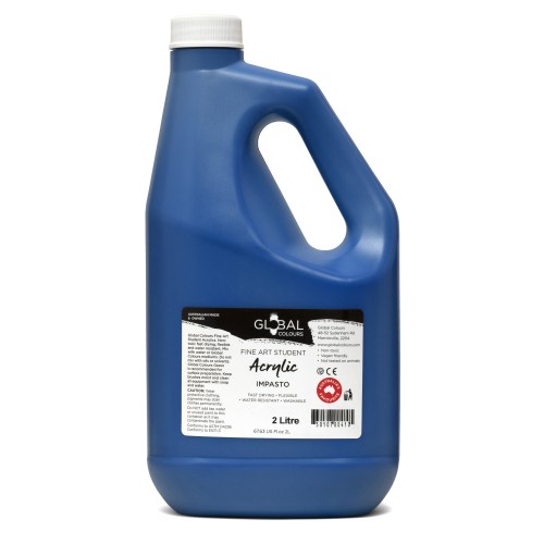 Cool Blue - 2 litre Global Student Fine Art Acrylic Impasto Paint