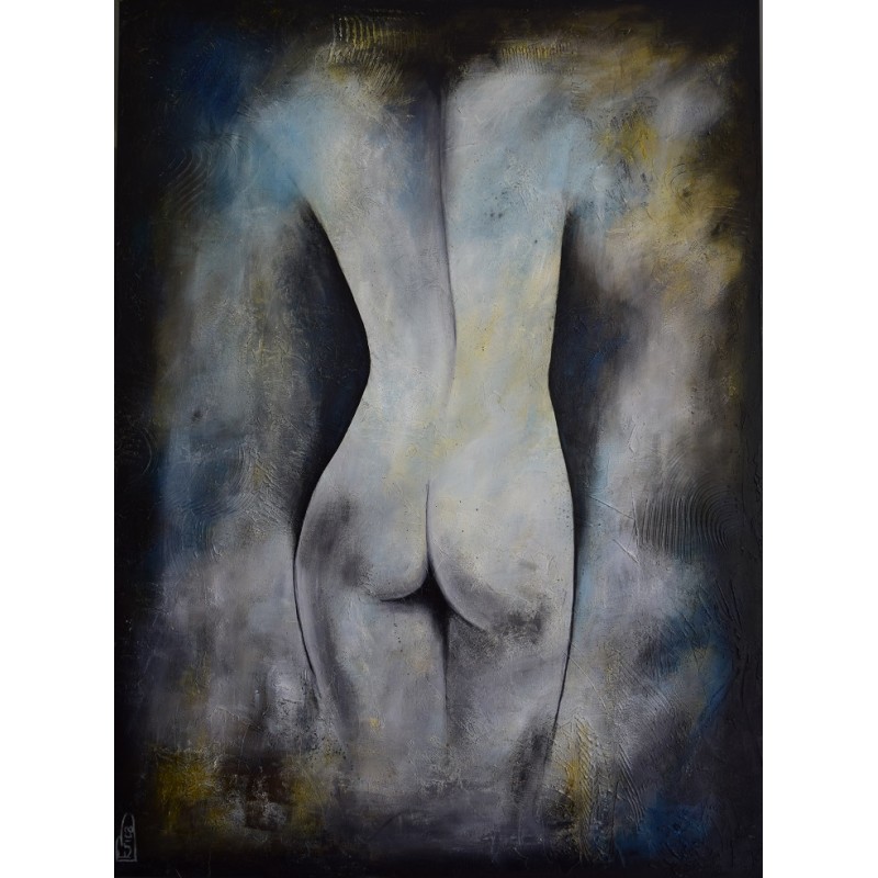 Acrylic on canvas - Abstract Nude 762 x 1016