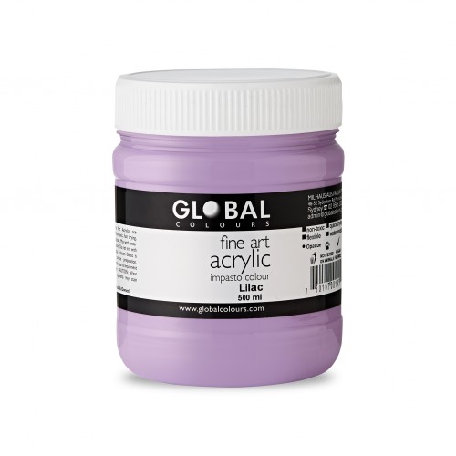 Lilac - 500ml Global Fine Art Acrylic Impasto