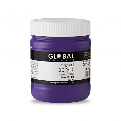 Ultra Violet - 500ml Global Fine Art Acrylic Impasto