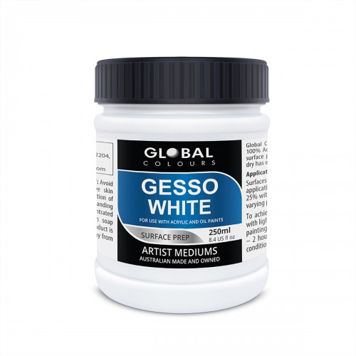 Gesso White - 250ml Global Professional Medium