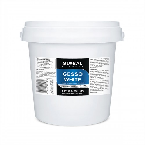 Gesso White - 4 litre Professional Medium