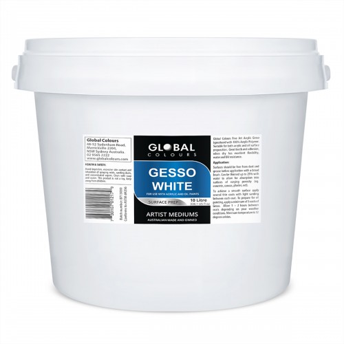 Gesso White - 10 litre Global Professional Medium