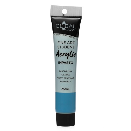 Turquoise - 75ml Global Student Fine Art Acrylic Impasto Paint