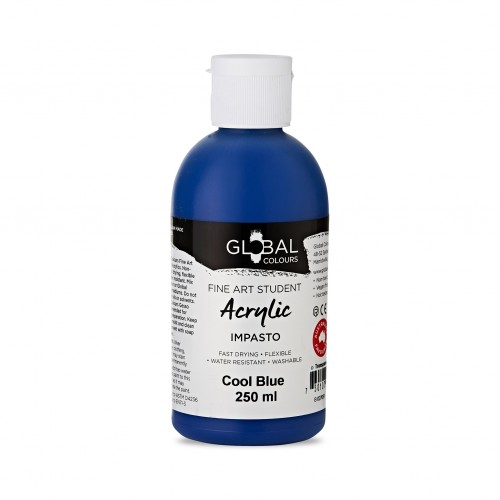 Cool Blue - 250ml Global Student Fine Art Acrylic Impasto Paint