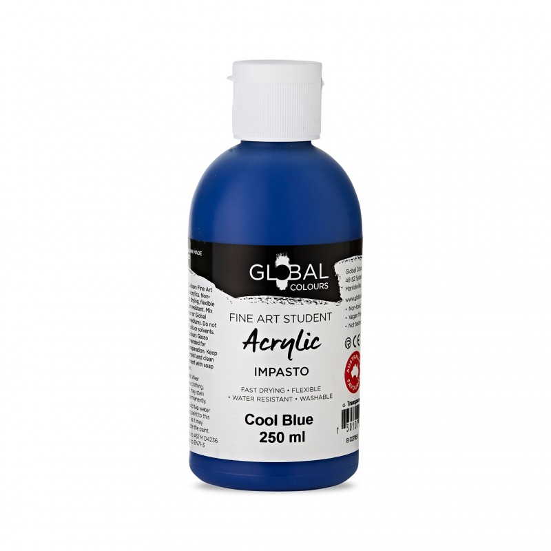 Cool Blue - 250ml Student Fine Art Acrylic Impasto Paint