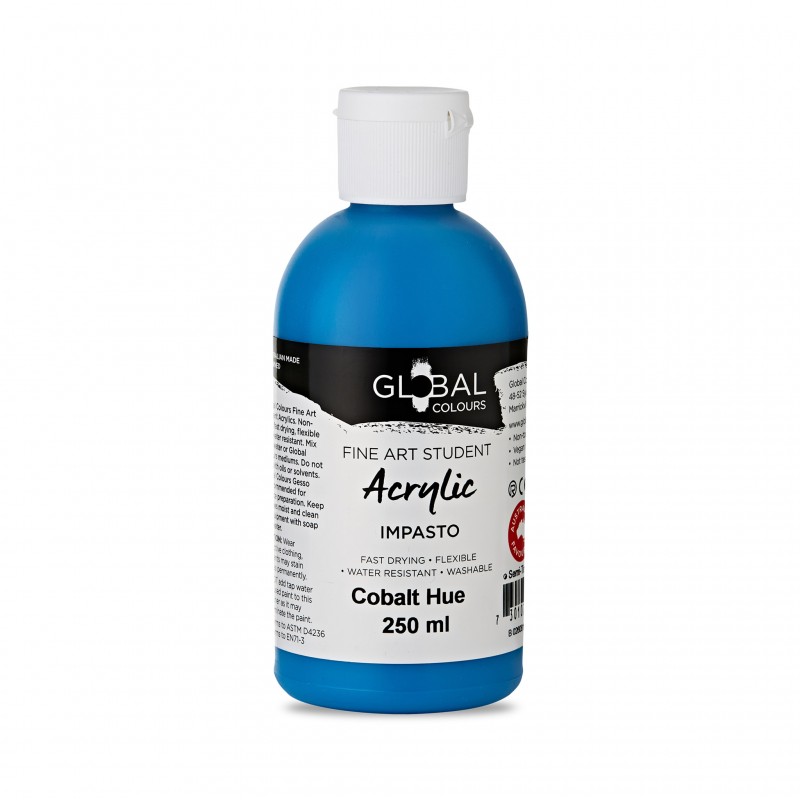 Cobalt Hue - 250 ml Student Fine Art Acrylic Impasto Paint