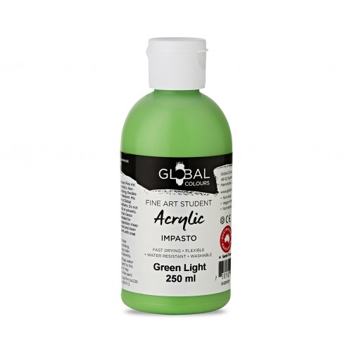 Green Light - 250ml Global Student Fine Art Acrylic Impasto Paint