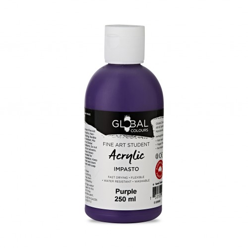 Purple - 250ml Student Fine Art Acrylic Impasto Paint