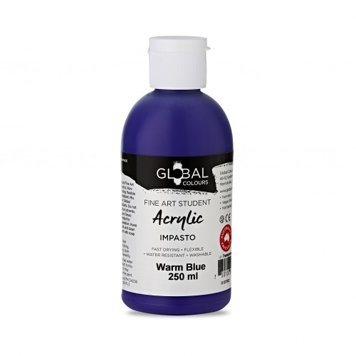 Warm Blue - 250ml Global Student Fine Art Acrylic Impasto Paint