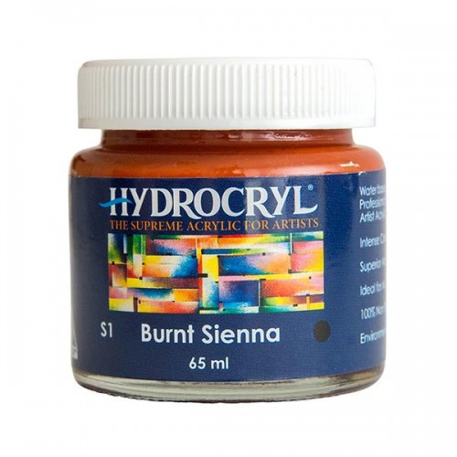 Burnt Sienna - 65ml Hydrocryl Supreme Artist Acrylic Series 1