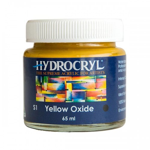 Yellow Oxide - 65ml Hydrocryl Supreme Artist Acrylic Series 1