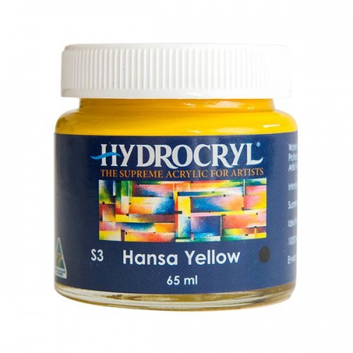 Hansa Yellow - 65ml Hydrocryl Supreme Artist Acrylic Series3